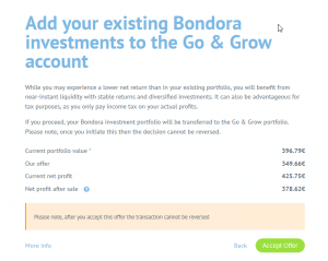 Verkaufsangebot von Bondora Portfolio Report Bondora 2018 09 14 15 02 48 Just takes a minute to beat your bank Bondora