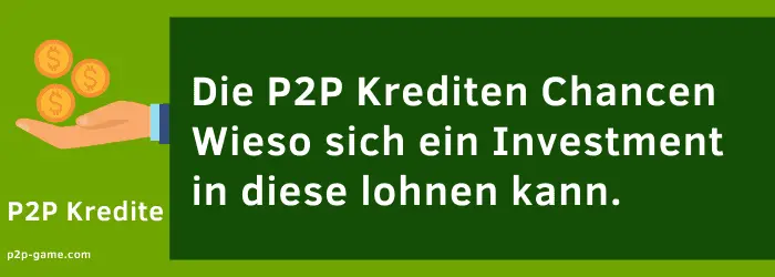 Die P2P Kredite Chancen - Wieso sich ein Investment in diese lohnen kann. 3 Investitionshöhe und Fremdkapital p2p kredite chancen