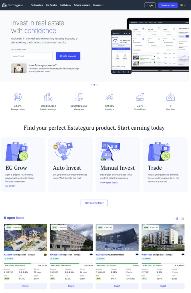 Estateguru Erfahrung, Portfolio & Rendite 2026 wieder zurück? 3 estateguru erfahrungen estateguru erfahrungen EstateGuru crowdinvesting Estateguru startseite