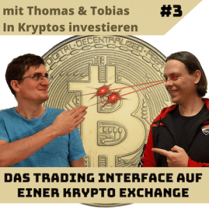 Investieren in Kryptos das Krypto Exchange Trading Interface