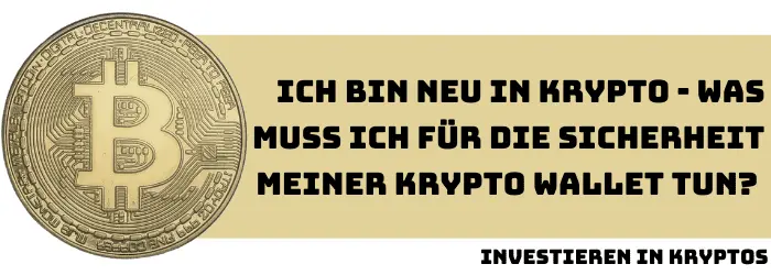 Ich bin neu in Krypto - Die Sicherheit meiner Krypto Wallet! Tutorial 5. Teil 2 schnell reich werden mit P2P Krediten Sciherheit deiner selbstverwalteten Krypto Wallet