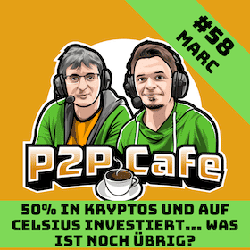 Marcs Krypto Risiko Cesius im P2P Kredite Cafe