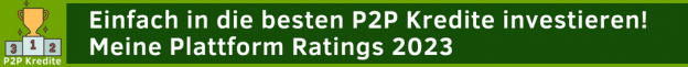 In die besten P2P Kredite investieren mit dem P2P Kredite Rating 2023