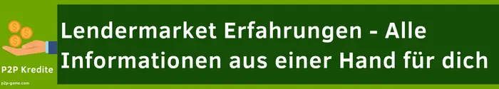 Lendermarket Erfahrungen - 17% Zinsen mit kalkulierbarem Risiko? CEO im 10in10 Interview! 3 P2P Plattformen live Lendermarket Erfahrungen