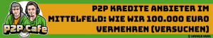 100000 Euro in P2P Kredite investiert