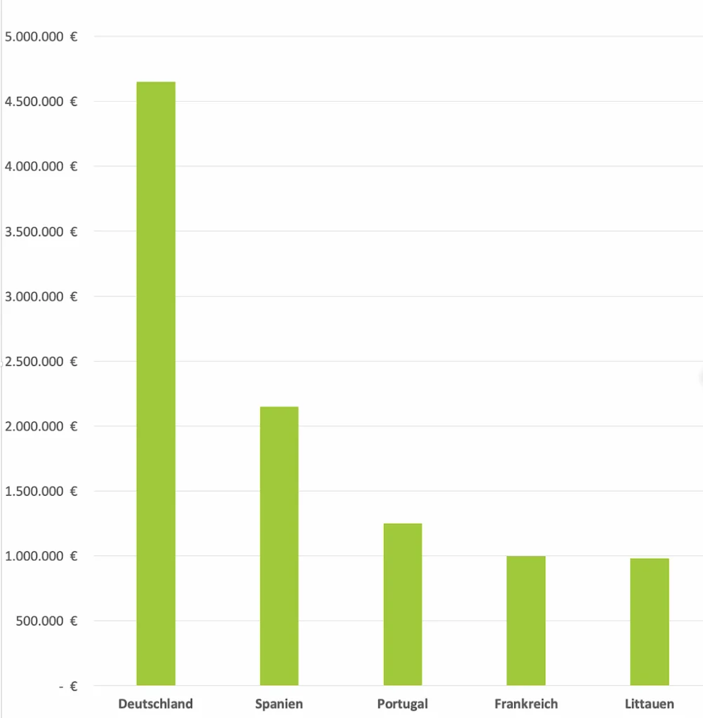Verteilung der LFDF Investoren  Debitum Rendite