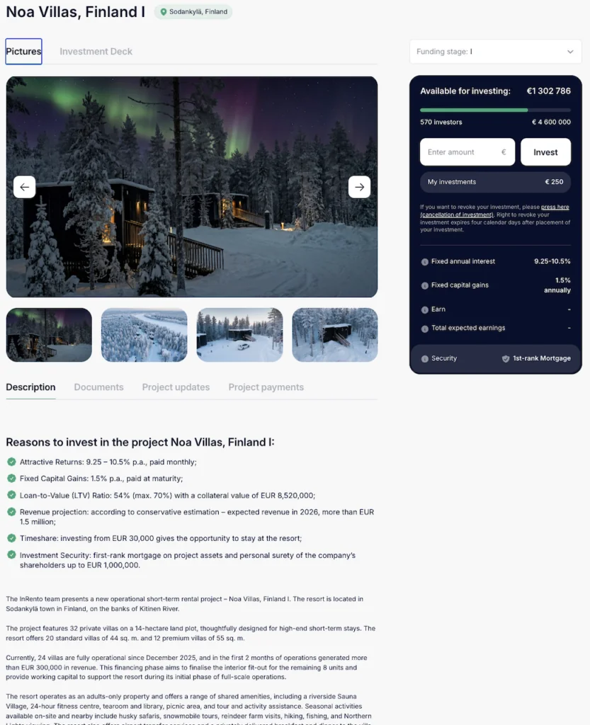 Meine InRento Erfahrungen – Rendite, Risiken und die komplette Plattform Anleitung 9 Inrento Erfahrungen Inrento Erfahrungen InRento Anleitung inrento noa project