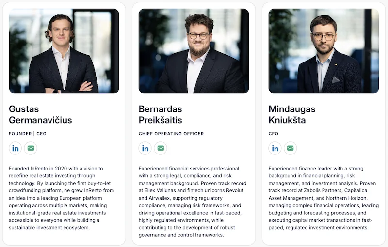 Meine InRento Erfahrungen – Rendite, Risiken und die komplette Plattform Anleitung 5 Inrento Erfahrungen InRento Erfahrungen das Team