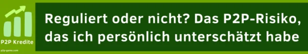 regulierte P2P Kredite