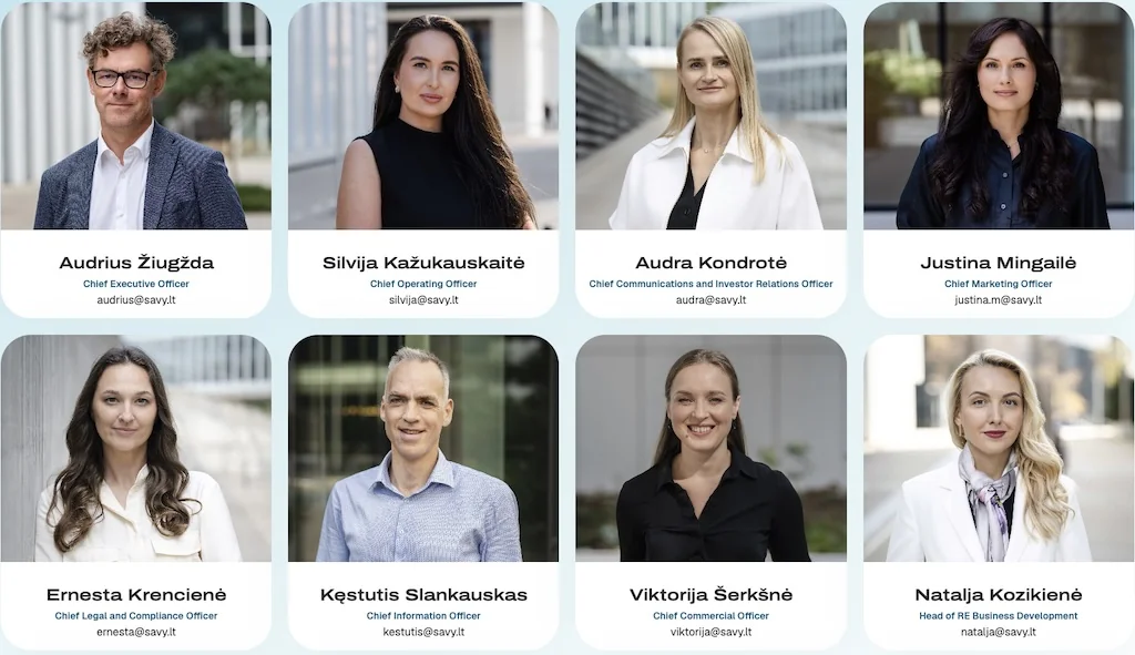 Savy Erfahrungen: Mein Einstieg bei Litauens ältester P2P-Plattform 2026 4 Savy Erfahrungen Savy Management Team