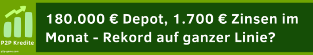 P2P Kredite Quartalsreport Portfolio Report Erfahrungen p2p quartalsreport